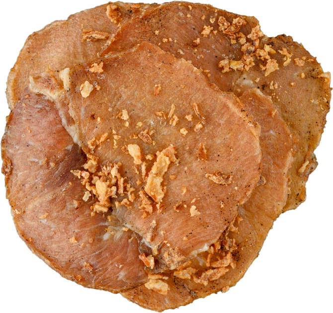 Чипси м'ясні зі свинини зі смаженою цибулею Meat Chips 500 г - зображення 3
