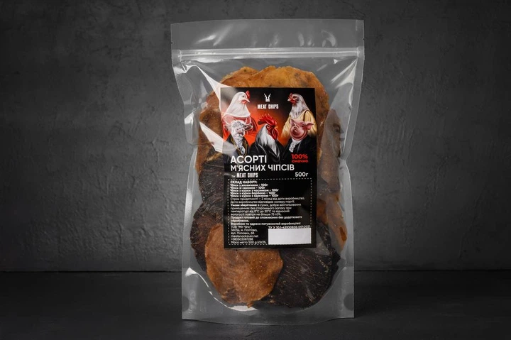 Асорті м'ясних чипсів Meat Chips 500 г - изображение 4
