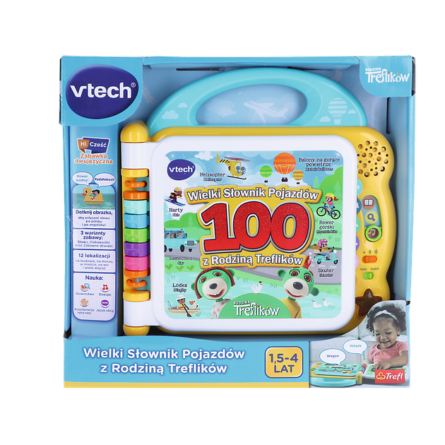 Zabawka interaktywna VTech Treflik Słownik pojazdów (5900511617993) - obraz 2