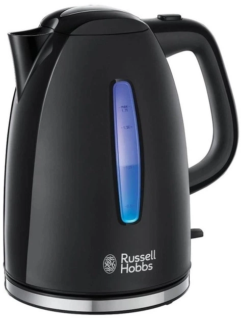 Електрочайник Russell Hobbs Teхtures Plus 22591-70 1.7 л Чорний - Фото 1 Електрочайник Russell Hobbs Teхtures Plus 22591-70 1.7 л Чорний - зображення 1