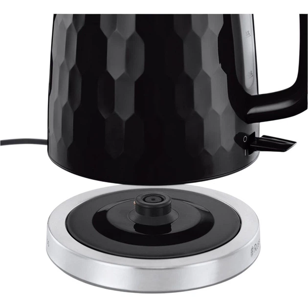 Електрочайник Russell Hobbs Honeycomb чорний 1,7 л - Уценка - изображение 3
