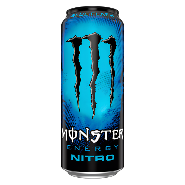 Энергетический напиток Monster Energy Nitro Blue Flash 500 мл - Фото 1 Энергетический напиток Monster Energy Nitro Blue Flash 500 мл - изображение 1