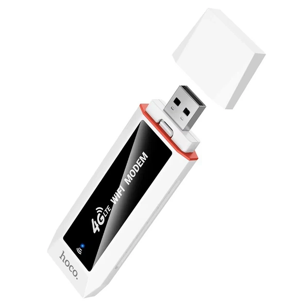 Портативный мобильный WiFi 6 роутер 4G LTE USB 4G LTE USB модем со слотом для SIM-карты Белый - изображение 2
