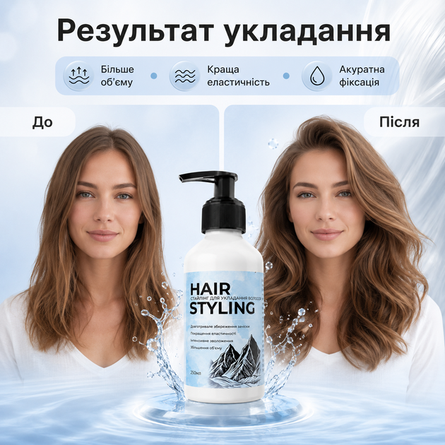 Догляд і Стайлінг для волосся Hair Styling Для укладання волосся 250 мл Укладання-стайлінг Крем для укладки волосся - зображення 10