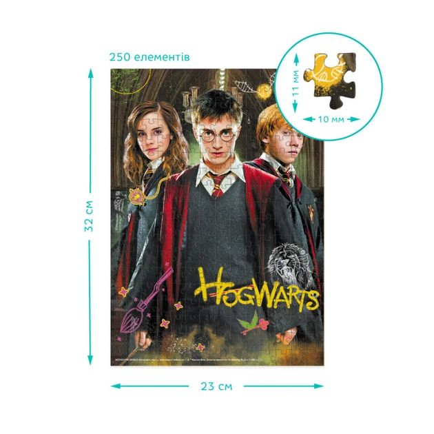 Пазл класичний "Harry Potter. Гаррі та друзі" 200498, 250 елементів - зображення 5