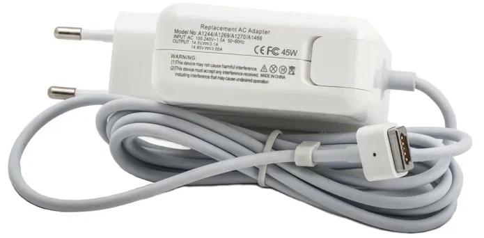 Zasilacz PowerPlant do laptopów Apple (14,5 V 45 W 3,1 A) (AP45PMAG) - Zdjęcie 1 Zasilacz PowerPlant do laptopów Apple (14,5 V 45 W 3,1 A) (AP45PMAG) - obraz 1