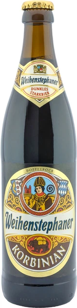 Упаковка пива Weihenstephaner Korbinian DoppelBock темное фильтрованное пастеризованное 7.4% 0.5 л x 20 шт (4105120724570) - Фото 2 Упаковка пива Weihenstephaner Korbinian DoppelBock темное фильтрованное пастеризованное 7.4% 0.5 л x 20 шт (4105120724570) - изображение 2