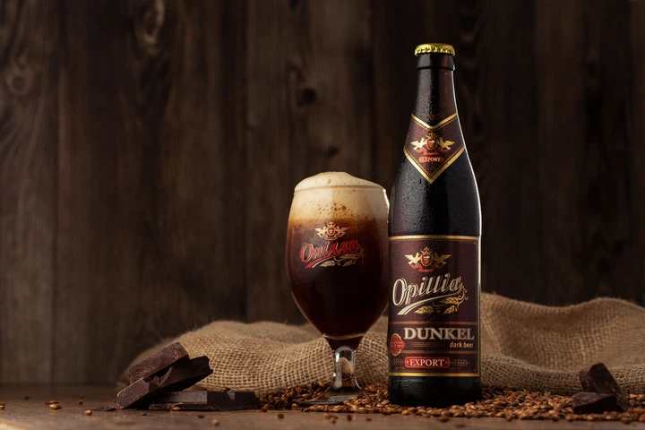 Упаковка пива Opillia Export Dunkel темное фильтрованное 4.8% 0.5 л x 12 шт (4820158672258) - изображение 4