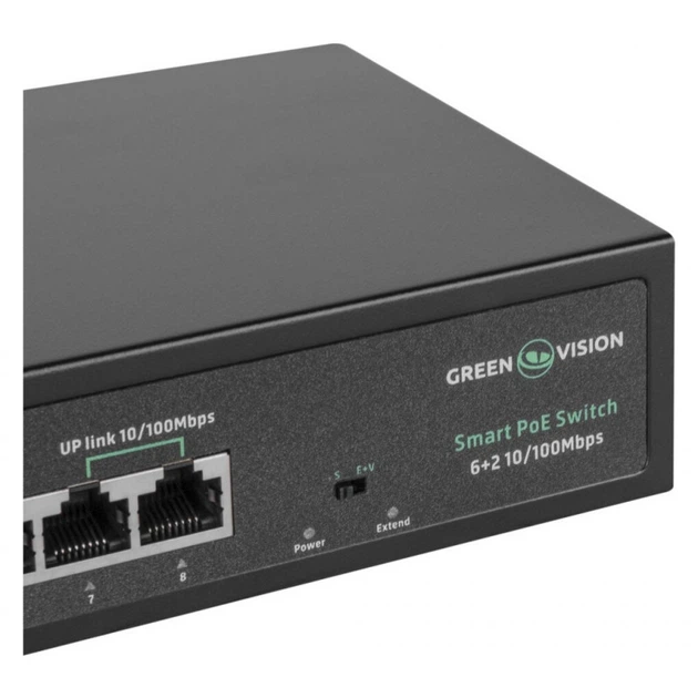 Коммутатор сетевой Greenvision GV-015-D-06+2P - изображение 5
