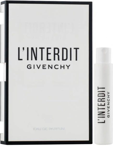 Пробник парфумована вода для жінок Givenchy L'Interdit Eau de Parfum 1мл (3274872372184) - Фото 1 Пробник парфумована вода для жінок Givenchy L'Interdit Eau de Parfum 1мл (3274872372184) - зображення 1