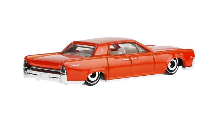 Машинка Хот Вилс 1:64 `64 Lincoln Continental коллекция Cool Classics Hot Wheels Mattel JJK14 - изображение 3
