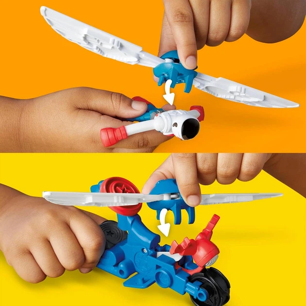 Игровой набор для лепки пластилин Play-Doh Капитан Америка с мотоциклом G0555 - изображение 5