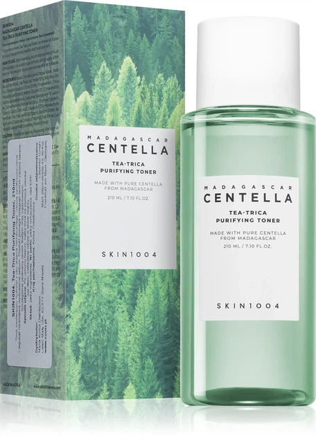 Тонер для обличчя SKIN1004 Madagascar Centella Tea-Trica Purifying Toner 210 мл — очищуючий тонер для звуження пор та проблемної ш - изображение 8