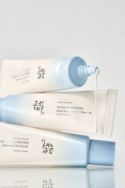 Сонцезахисний крем для обличчя BEAUTY OF JOSEON Relief Sun Aqua-Fresh Rice + B5 SPF 50+ PA++++ 50 мл — зволожувальний SPF-крем з р - зображення 5