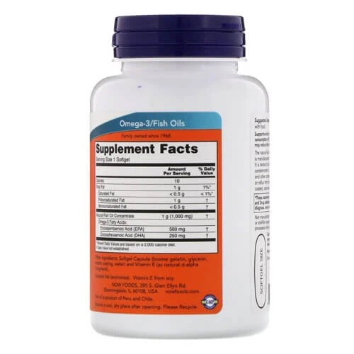Омега-3 NOW FOODS Ultra Omega-3 90 рідких капсул - Фото 2 Омега-3 NOW FOODS Ultra Omega-3 90 рідких капсул - зображення 2