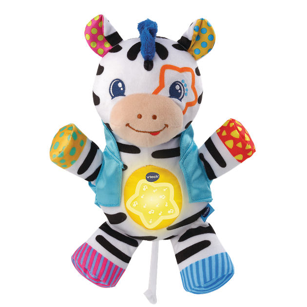 Zabawka interaktywna VTech Vtech Baby Hit Zebra Biała (5900511612387) - obraz 3