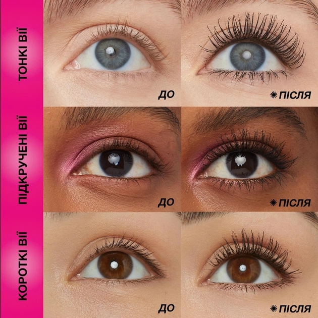 Туш для вій Maybelline New York Lash Sensational Firework для феєричного подовження та підкручення вій Чорна 10 мл (8375893) - Фото 3 Туш для вій Maybelline New York Lash Sensational Firework для феєричного подовження та підкручення вій Чорна 10 мл (8375893) - изображение 3