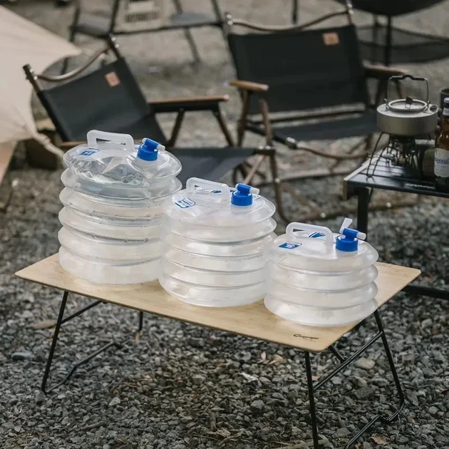 Каністра для води складна 5 л LDPE4 прозора 26х23х23 см - Фото 7 Каністра для води складна 5 л LDPE4 прозора 26х23х23 см - зображення 7