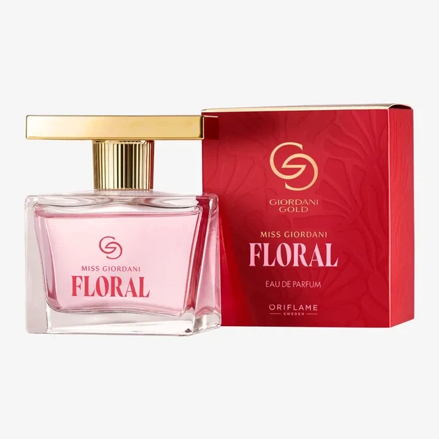 Парфюмерная вода для женщин Oriflame Miss Giordani Floral 50 мл (47514) - Фото 1 Парфюмерная вода для женщин Oriflame Miss Giordani Floral 50 мл (47514) - изображение 1