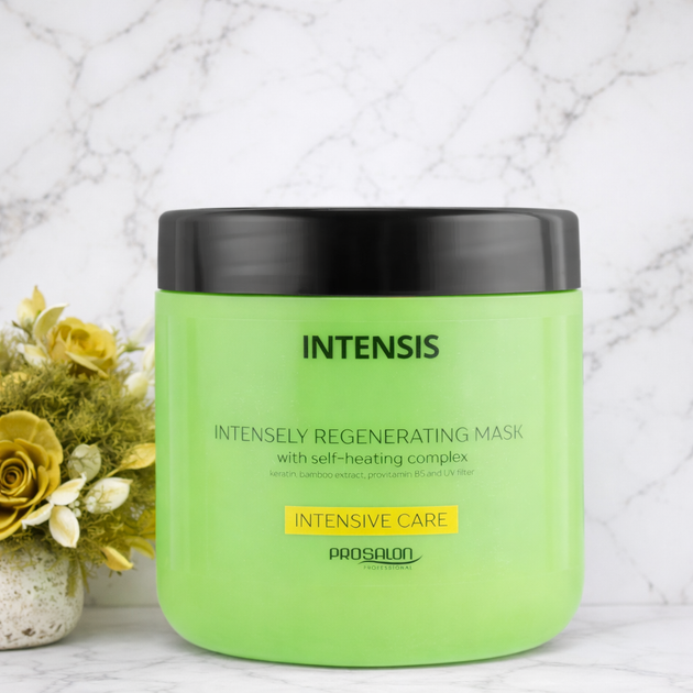 Регенерирующая маска для волос с термокомплексом Prosalon Intensis Intensely Regenerating Mask 450g - Фото 1 Регенерирующая маска для волос с термокомплексом Prosalon Intensis Intensely Regenerating Mask 450g - изображение 1