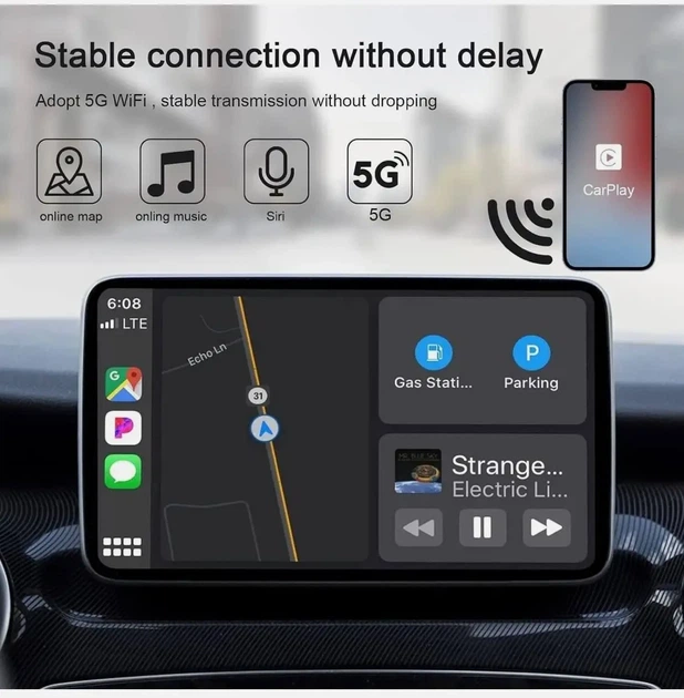 Бездротовий адаптер CarPlay. Перетворення дротового Apple Car Play на бездротовий. - зображення 3