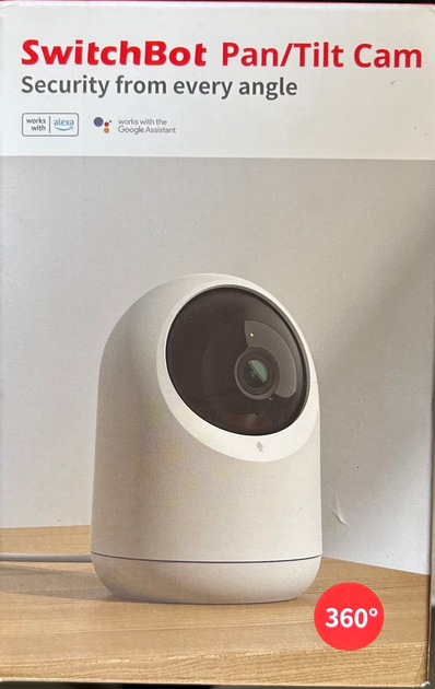Камера відеоспостереження SwitchBot Pan/Tilt Cam - изображение 8