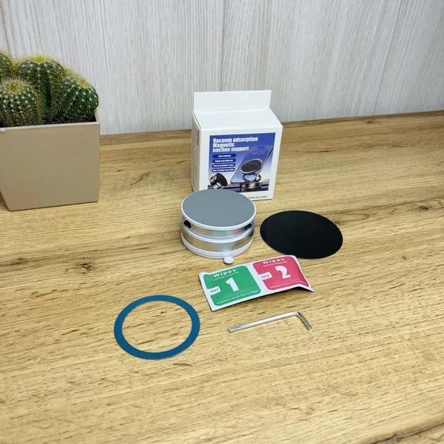 Магнітний тримач для телефону (Vacuum adsorption magnetic suction support)(1.2-VO) - Фото 2 Магнітний тримач для телефону (Vacuum adsorption magnetic suction support)(1.2-VO) - изображение 2