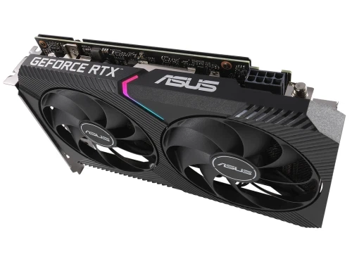 Відеокарта GeForce RTX 3060, Asus, DUAL OC V2, 12Gb GDDR6, 192-bit, HDMI/3xDP, 1867/15000 MHz, 8-pin (DUAL-RTX3060-O12G-V2) - изображение 6