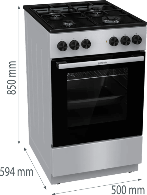 Плита комбінована Gorenje MEK3011SB - зображення 4