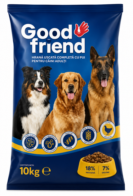Сухой корм для собак Good Friend с курицей, 10 кг - Фото 2 Сухой корм для собак Good Friend с курицей, 10 кг - изображение 2