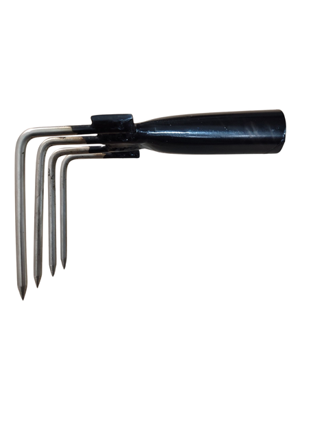Грабарка ручная садовая на 4 зуба 10 см - Фото 2 Грабарка ручная садовая на 4 зуба 10 см - изображение 2