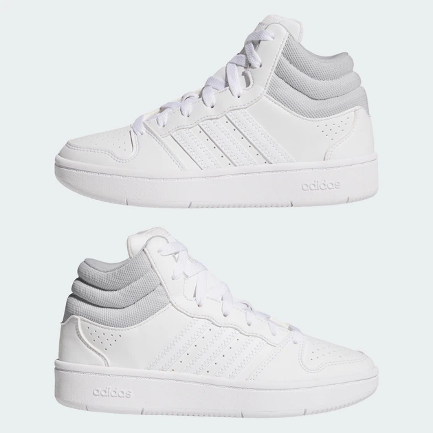 Детские кроссовки HOOPS MID CLASSIC SHOES adidas KI1076 (36 EUR) белый (4068814398559) - Фото 8 Детские кроссовки HOOPS MID CLASSIC SHOES adidas KI1076 (36 EUR) белый (4068814398559) - изображение 8