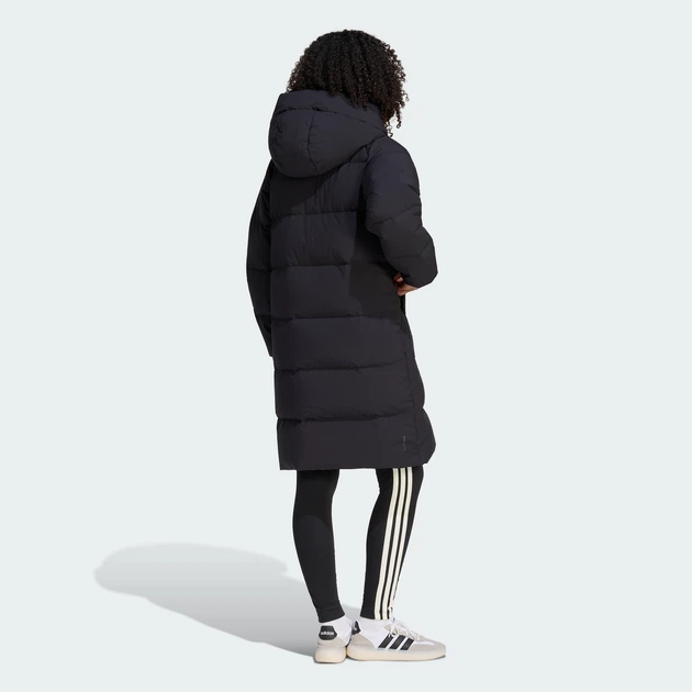 Женская куртка HELIONIC DOWN PUFFER adidas KG0224 (M) черный (4068804680398) - изображение 2