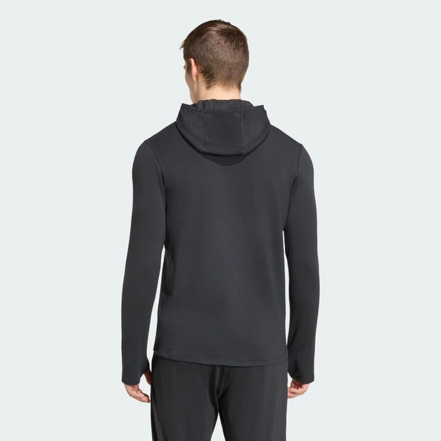 Чоловіча куртка adi365 Running Essentials Winterized Long Sleeve Hooded adidas KV4279 (XS) чорний (4069996726680) - зображення 2