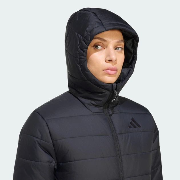 Женская куртка Terrex Multi Essentials CLIMAWARM Insulated Hooded adidas KX4230 (L) черный (4069996454583) - Фото 4 Женская куртка Terrex Multi Essentials CLIMAWARM Insulated Hooded adidas KX4230 (L) черный (4069996454583) - изображение 4
