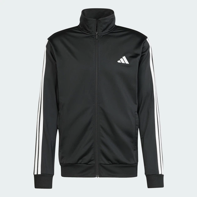 Мужской спортивный костюм Sportswear Basic 3-Stripes Tricot adidas JI8858 (XL) черный (4067901316360) - изображение 7