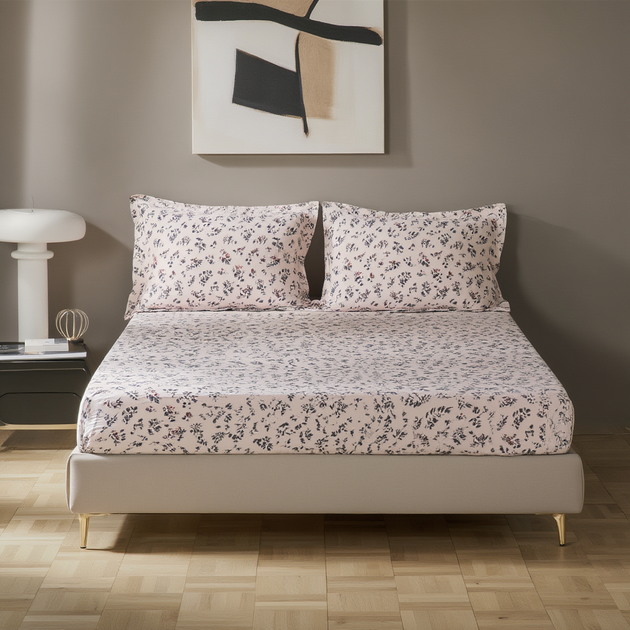 Комплект трикотажний простирадло на резинці 180*200 см з наволочками blooms 004-107-18-48-3-7 - Фото 2 Комплект трикотажний простирадло на резинці 180*200 см з наволочками blooms 004-107-18-48-3-7 - изображение 2
