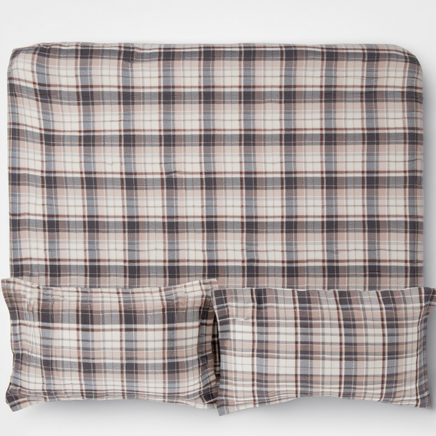 Комплект трикотажний простирадло на резинці 160*200 см з наволочками checkered 004-105-16-48-3-8 - Фото 3 Комплект трикотажний простирадло на резинці 160*200 см з наволочками checkered 004-105-16-48-3-8 - изображение 3