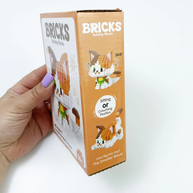 Конструктор Cute Cat 2 в 1 Фигурка Кот 397 деталей (01894) - изображение 4