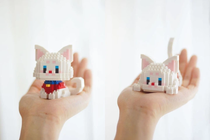 Конструктор Cute Cat 2 в 1 Фигурка Кот 379 деталей (01896) - изображение 2