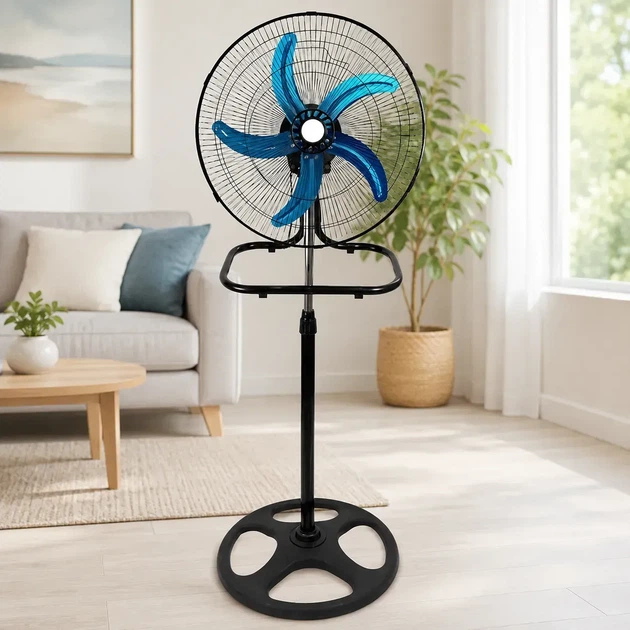 Вентилятор 3 в 1 Alfarid Fan 18" 60 Вт напольный/настольный/настенный, 3 скорости, черный - Фото 2 Вентилятор 3 в 1 Alfarid Fan 18" 60 Вт напольный/настольный/настенный, 3 скорости, черный - изображение 2