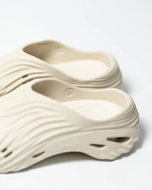 Мужские кроксы сабо Crocs Echo Wave 210521-2Y2 45-46 (11M) 29 см Bone бежевые (12130064) - Фото 3 Мужские кроксы сабо Crocs Echo Wave 210521-2Y2 45-46 (11M) 29 см Bone бежевые (12130064) - изображение 3