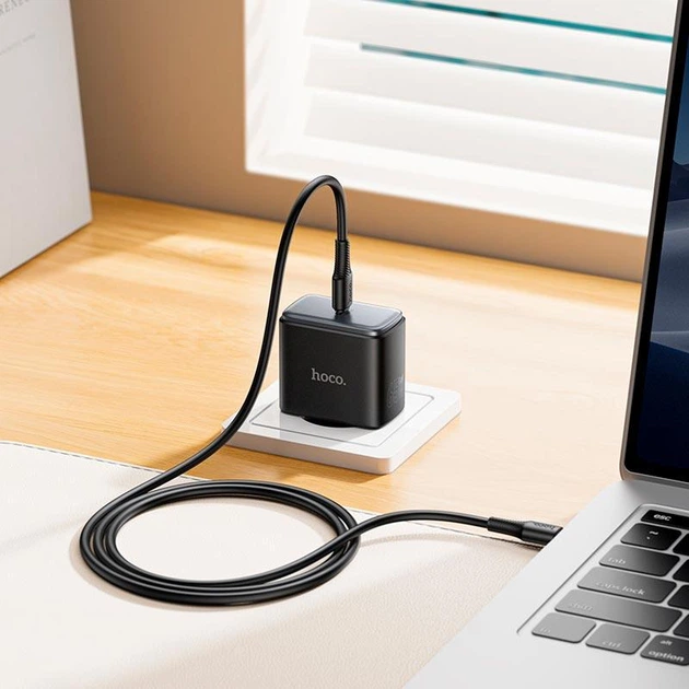 Адаптер сетевой HOCO Upgrade single-port charger C159A |1Type-C, PD/QC, 65W/3A| 5184942 - Фото 3 Адаптер сетевой HOCO Upgrade single-port charger C159A |1Type-C, PD/QC, 65W/3A| 5184942 - изображение 3