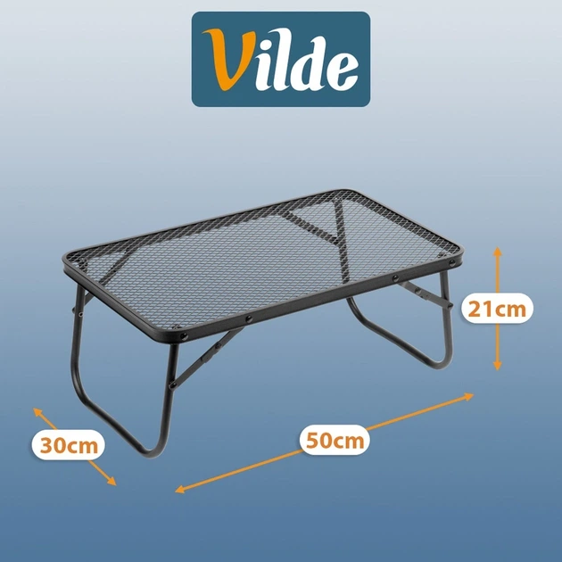 Стіл туристичний Vilde 489387 розкладний 50 x 30 x 21 см Чорний (5900670121515) - Фото 7 Стіл туристичний Vilde 489387 розкладний 50 x 30 x 21 см Чорний (5900670121515) - зображення 7