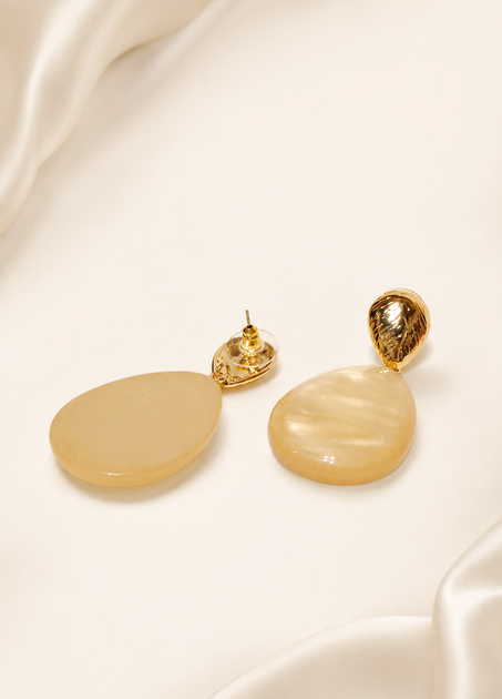 Сережки Sorrento Champagne бежеві сережки з перламутровим ефектом di classe 7-2020 - One size - бежевий - изображение 2