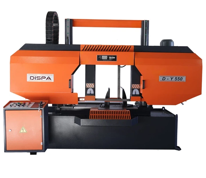 Напівавтоматична двохколонна стрічкова пилка DISPA MAKINA D-Y 550 - Фото 1 Напівавтоматична двохколонна стрічкова пилка DISPA MAKINA D-Y 550 - зображення 1