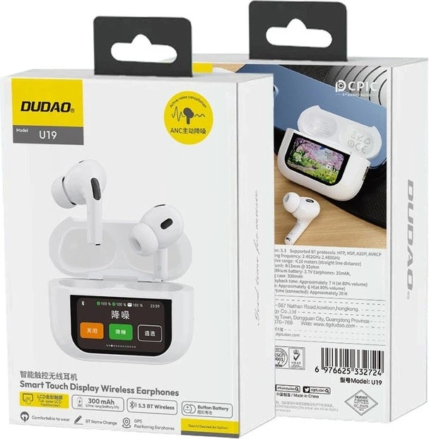 Słuchawki Dudao U19 White (6976625332724) - obraz 3