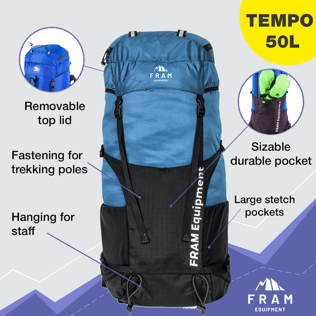 Рюкзак Tempo 50L lady, 50L - Фото 20 Рюкзак Tempo 50L lady, 50L - изображение 20