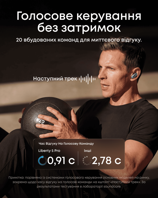 Навушники Anker SoundCore Liberty 5 Pro Blue - изображение 3