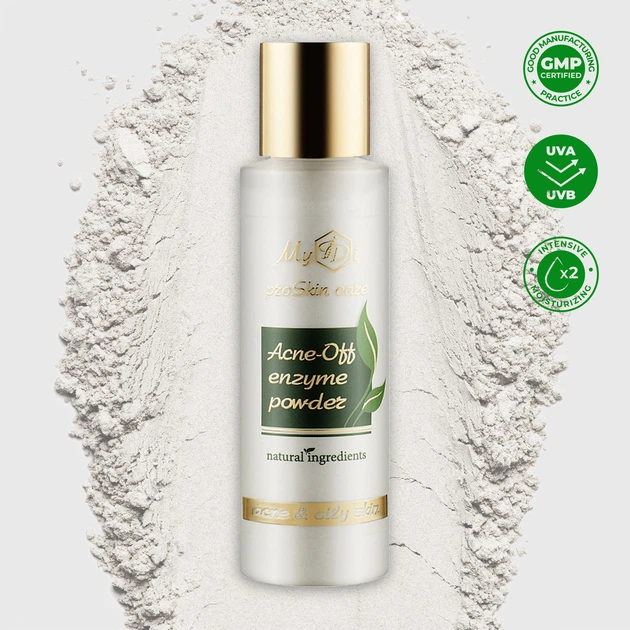 Противовоспалительная энзимная пудра для проблемной кожи MyIDi Acne-off enzyme powder 60 г (4820267230417) - Фото 6 Противовоспалительная энзимная пудра для проблемной кожи MyIDi Acne-off enzyme powder 60 г (4820267230417) - изображение 6